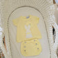 DANDELION BUNNY 2PCE SUIT - LEMON