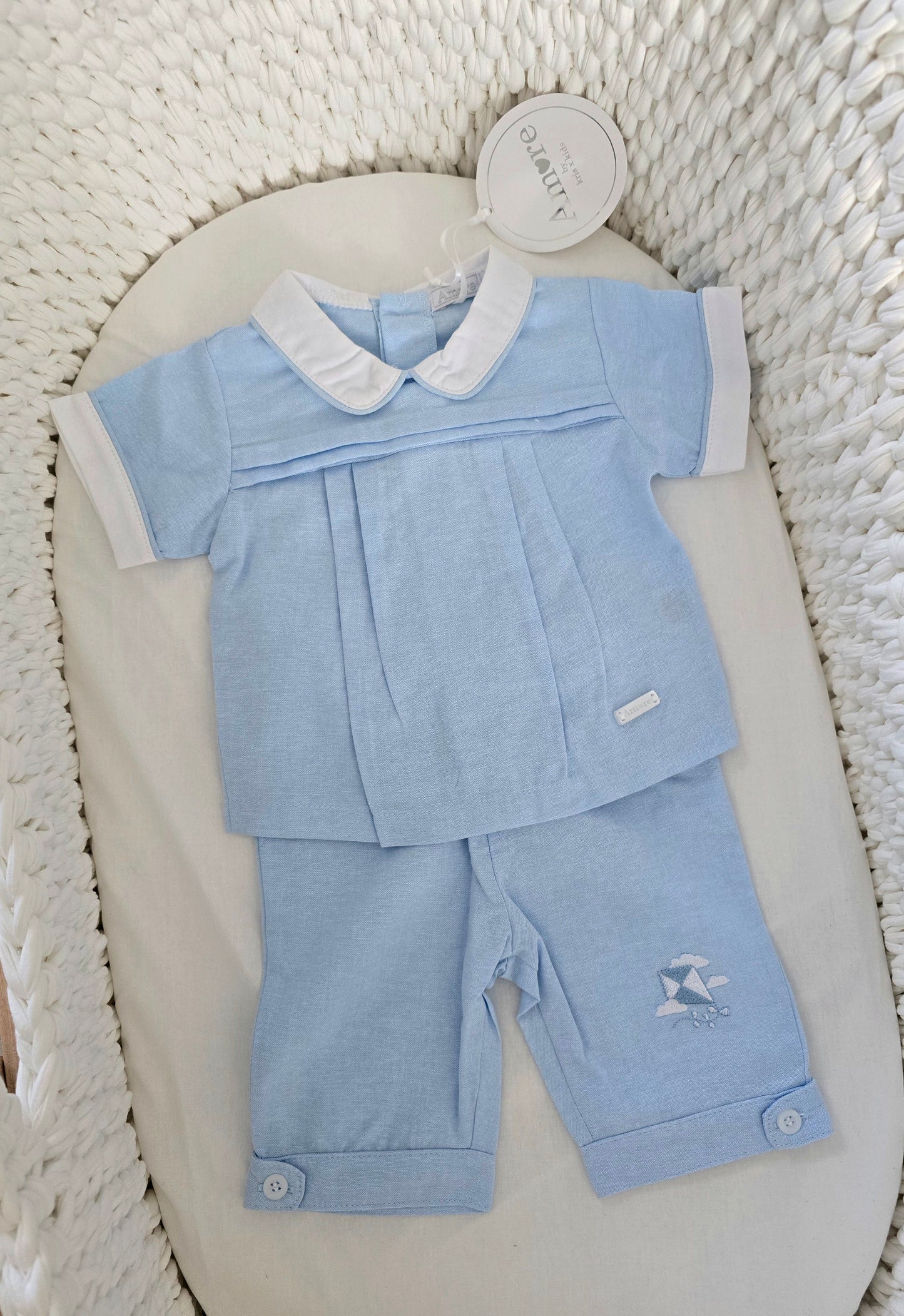 "Little Kite" Shorts Set (0-9 Months)