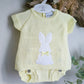 DANDELION BUNNY 2PCE SUIT - LEMON