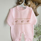 Dandelion Rocking Horse Embroidery Knitted Suit