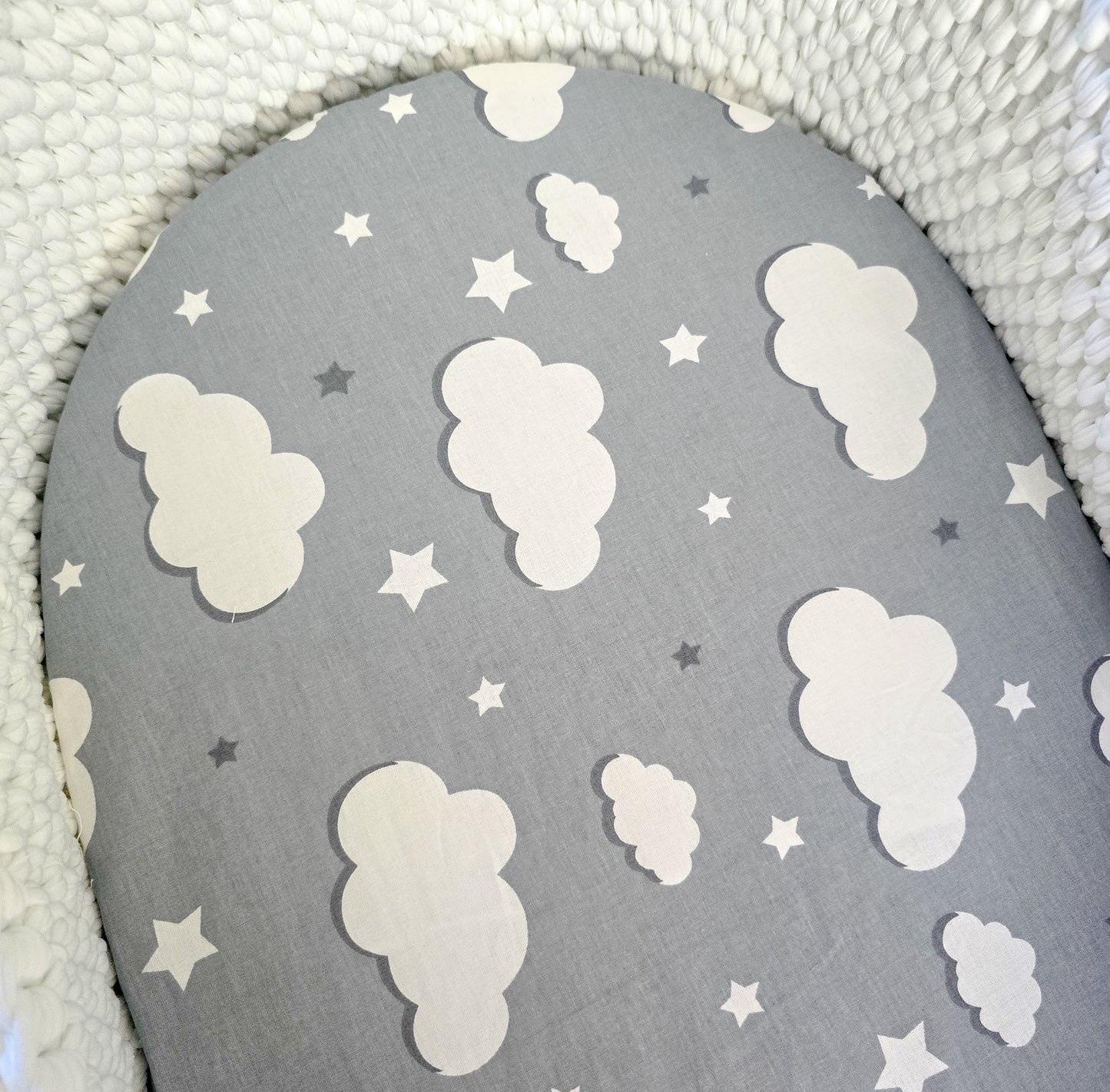 Cotton Moses Basket Fitted Sheets (4 colours available)