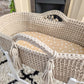 Half Moses Basket with Double or single Tassle