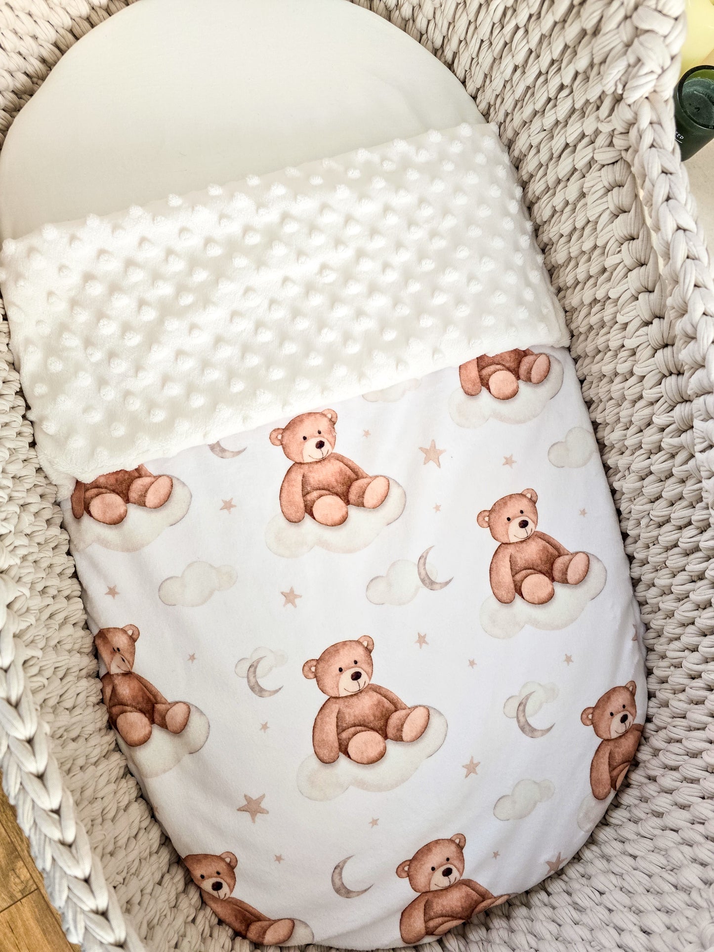 The Cosy Bear Baby Luxury Minky Blanket