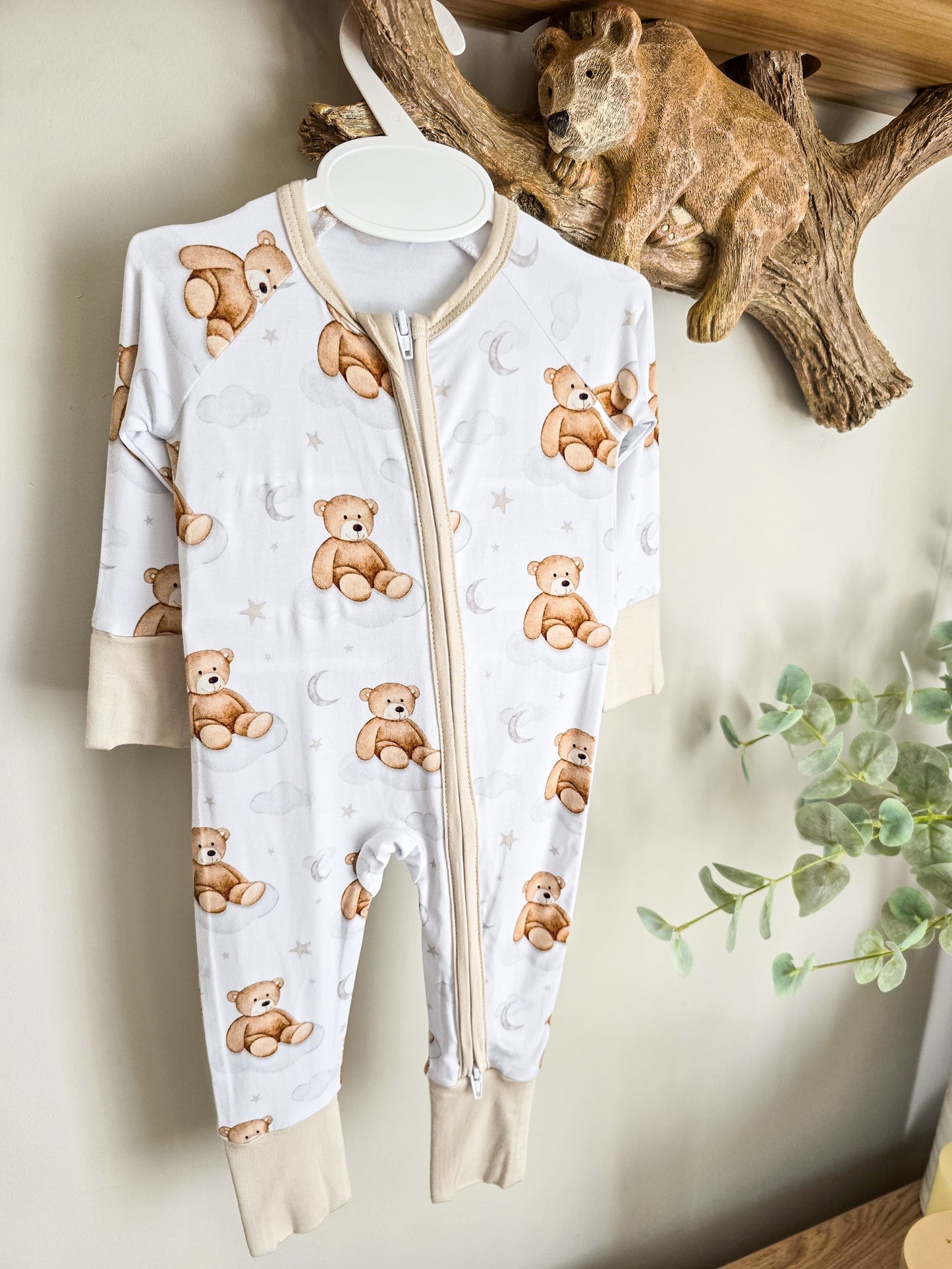 Bamboo Bear Sleepsuit Unisex