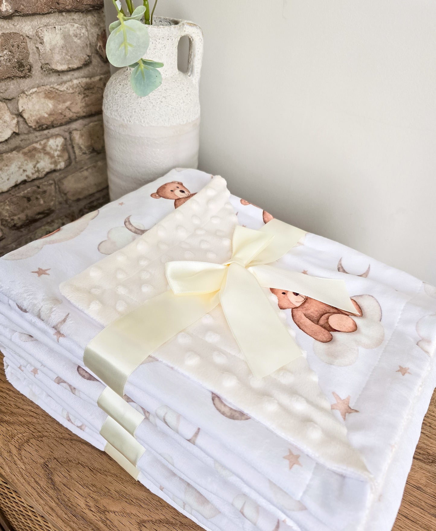 The Cosy Bear Baby Luxury Minky Blanket