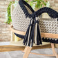 Two Tone Hooded Moses Basket