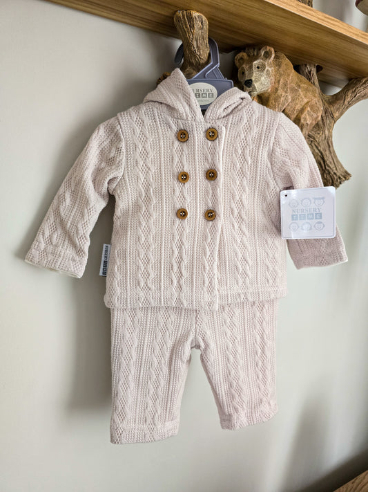 Baby Hooded knit jacket