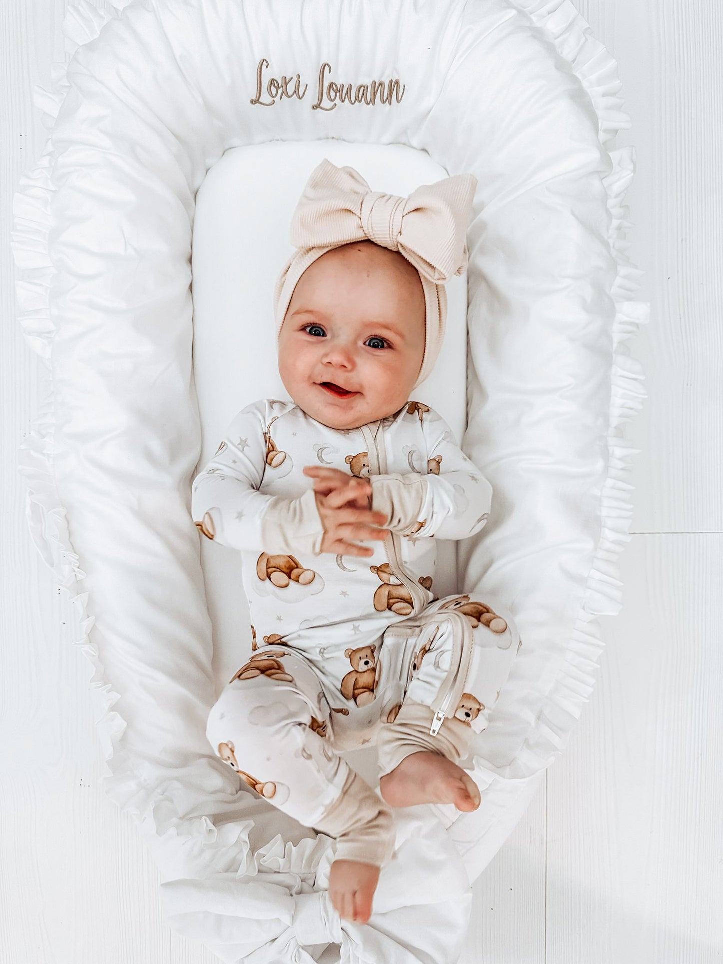 Bamboo Bear Sleepsuit Unisex