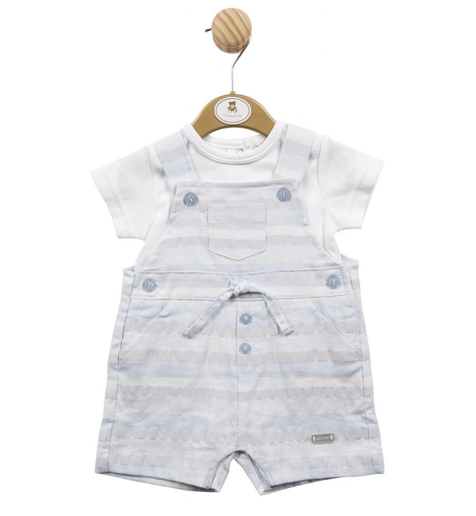 Stripe Dungaree Set by Mintini (3-9m)