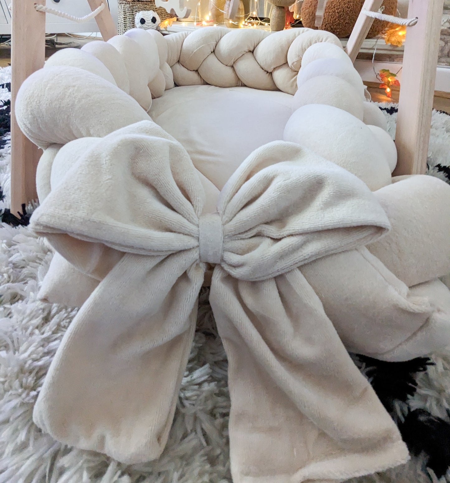 Plaited Bow Baby Nest- 8 colours available!