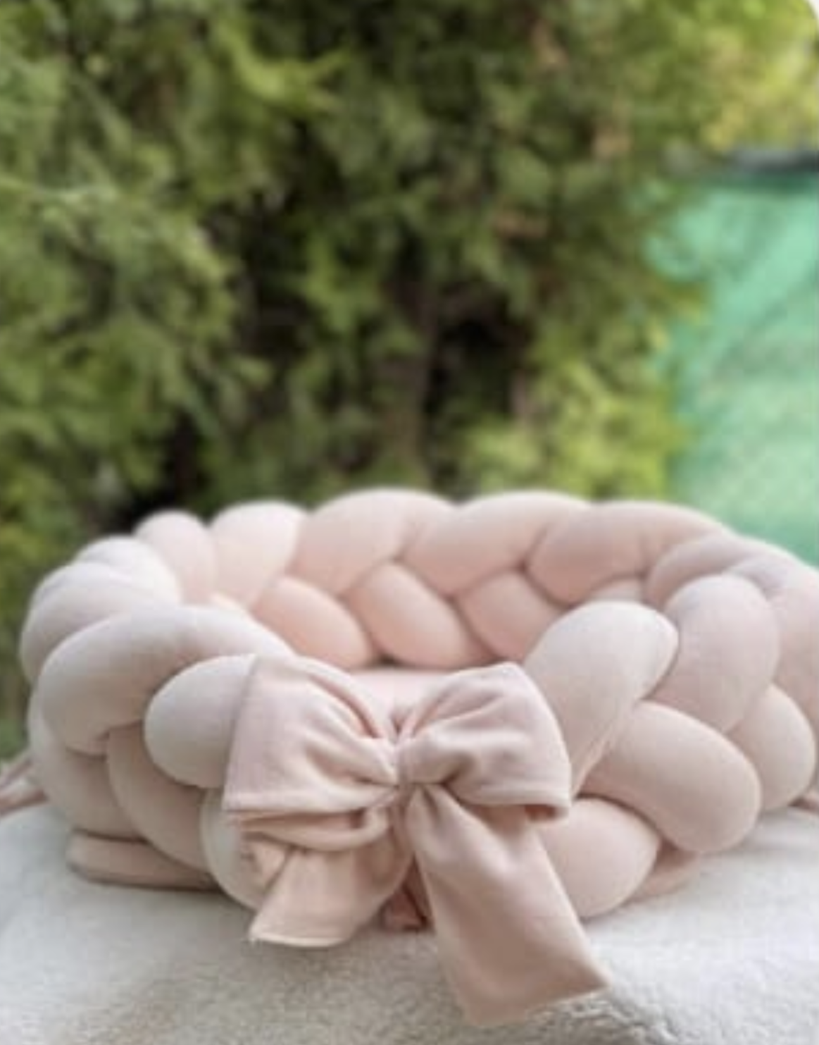 Plaited Bow Baby Nest- 8 colours available!