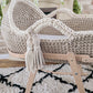 Hooded Crochet Moses Basket - Solid trim or two toned trim- Matching Changing Mat Available