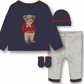 Navy Bear Luxury Boxed Knit set by Rock a bye boutique