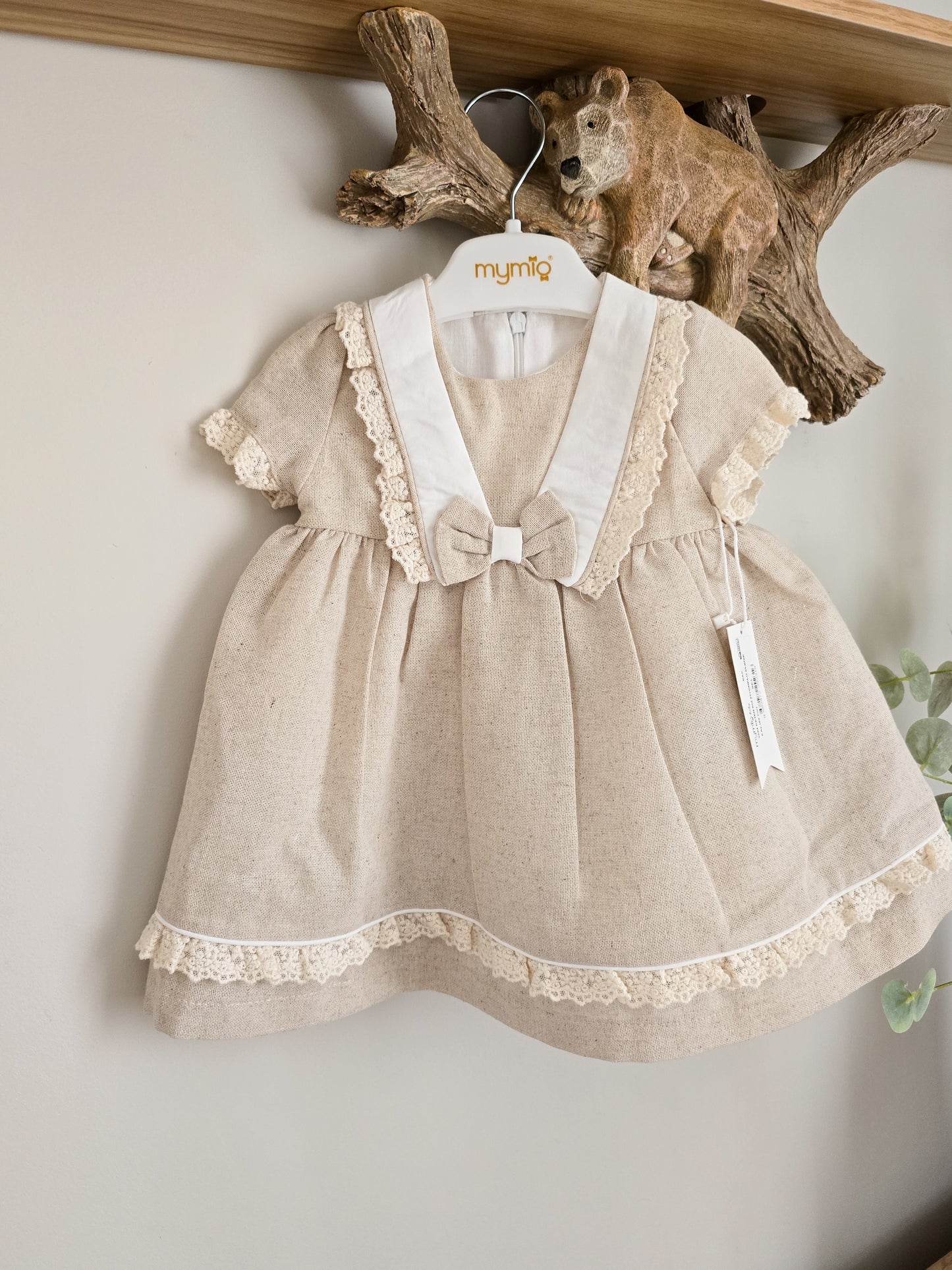 Spanish Style neatral baby dress